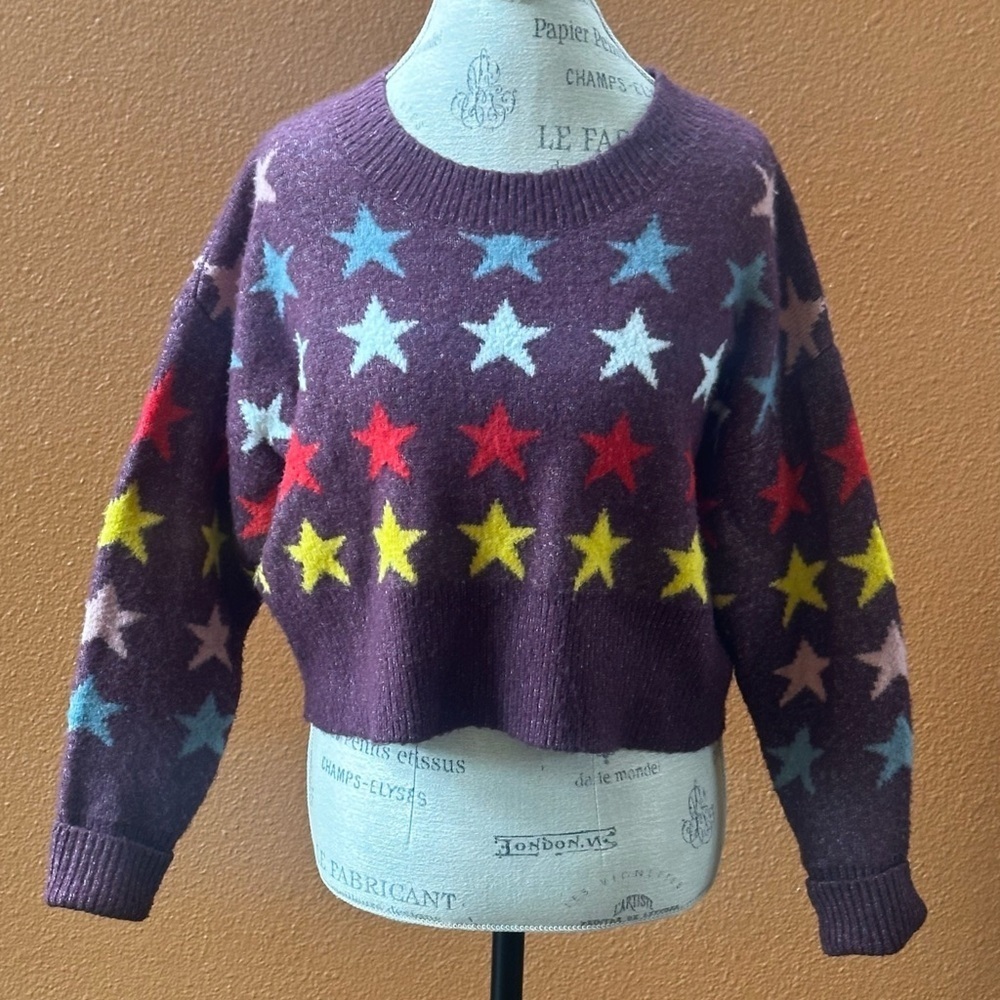 Wild Fox Rainbow Star Sweater Size Xs Euc! — image 5 of 8